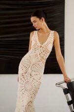 Ethel Cut-out Crochet Maxi Dress - Image 5