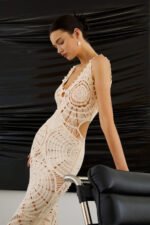 Ethel Cut-out Crochet Maxi Dress - Image 4