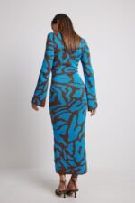 Ava Jacquard Knit Midi Dress - Image 4