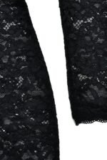 Bertha Square Neck Lace Maxi Dress - Image 9