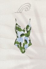 Bess Printed Ruffle Bodice Two-pieces Swim Set - Image 2