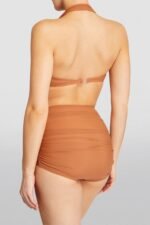 Brina Ruched Halterneck Three-piece Swim Set - Image 3