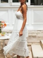 Cora Lace Trim A-line Maxi Sundress - Image 5