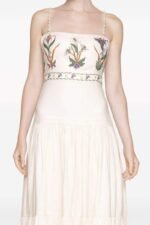 Denise Embroidered Floral Maxi Dress - Image 3