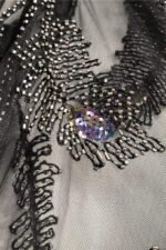 Denise Feather Beading Mesh Blouse - Image 7