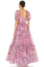 Dolly Printed Sweetheart Ruffle Maxi Dress - Image 6