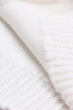 Donna Embroidered Turtleneck Midi Knit Dress - Image 8