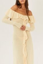 Donna Off-shoulder Ruffle Maxi Dress - Image 3