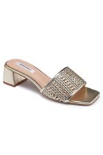 Doris Woven Square Toe Mules - Image 3