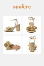 Edna Bow-tie Heel Sandals - Image 4