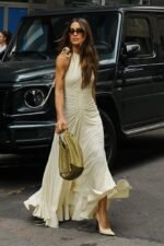 Edna Halter Gathered Maxi Dress - Image 6