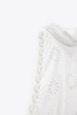 Eleanor Embroidered Sleeveless Midi Dress - Image 4