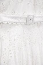 Eleanor Embroidered Sleeveless Midi Dress - Image 5