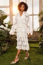 Eliza Floral Lace Maxi Kaftan - Image 2