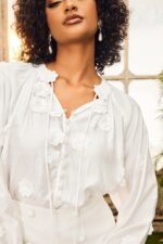 Ella Floral V-neck Blouse - Image 7