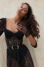 Esther Sweetheart Lace Maxi Dress - Image 2