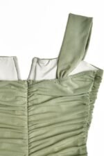 Ethel Gathered Flare Mesh Midi Dress - Image 18