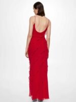 Eve Chiffon Ruffled Maxi Slip Dress - Image 6
