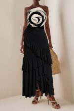 Frances Flowel Ruffle Two-pieces Swim Set - Image 3