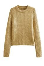 Freda Textured Metallic Knit Sweater - Image 8