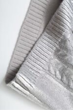 Genevieve Metallic Foiled Cable-knit Sweater - Image 6