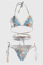Gladys Printed Ribbon Bikini - Image 4