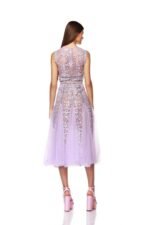 Heather Embroidered Lace Midi Dress - Image 7