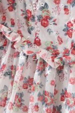 Helena Printed Embroidered Off-shoulder Maxi Dress - Image 4