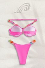 Jill Flower Trim Bikini - Image 3