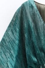 Jocelyn V-neck Metallic Plisse Jumpsuit - Image 5