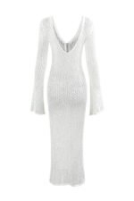 Josie V-neck Cut-out Knit Maxi Dress - Image 18