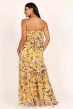 Elsie Printed Layered Strapless Maxi Dress - Image 8