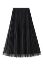 Reversible Two-way Pleated Midi Skirt - Image 14