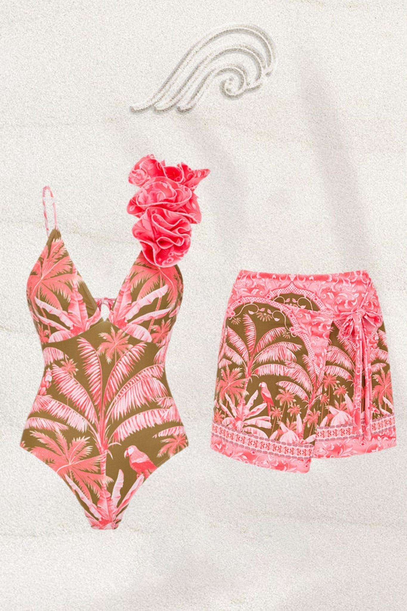 karena-tropical-printed-two-pieces-swim-set-sw00601172149-pink-s-sunfere-159655 Karena Tropical Printed Two-pieces Swim Set - Image 1