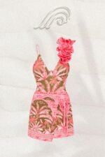 Karena Tropical Printed Two-pieces Swim Set - Image 2