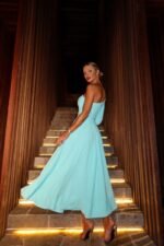 Lea Flower Cut-out Midi Dress - Image 9