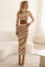 Lena Zebra Print Knit Set - Image 6
