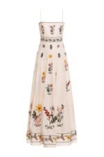 Lilah Floral Embroidered Maxi Slip Dress - Image 7