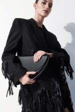 Louisa Leather-Tasseled Wool Coat - Image 5