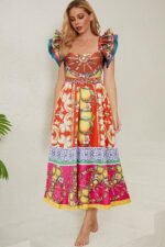 Lucinda Printed Ruffle Two-pieces Swim Set - Image 2