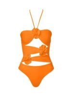 Madeline Flower Embroidered Printed Swim Set - Image 7