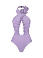Madeline Flower Embroidered Printed Swim Set - Image 2