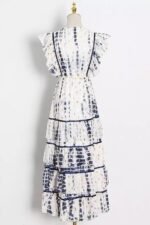 Madeline Tie-Dyed Ruffle Mini Dress - Image 5