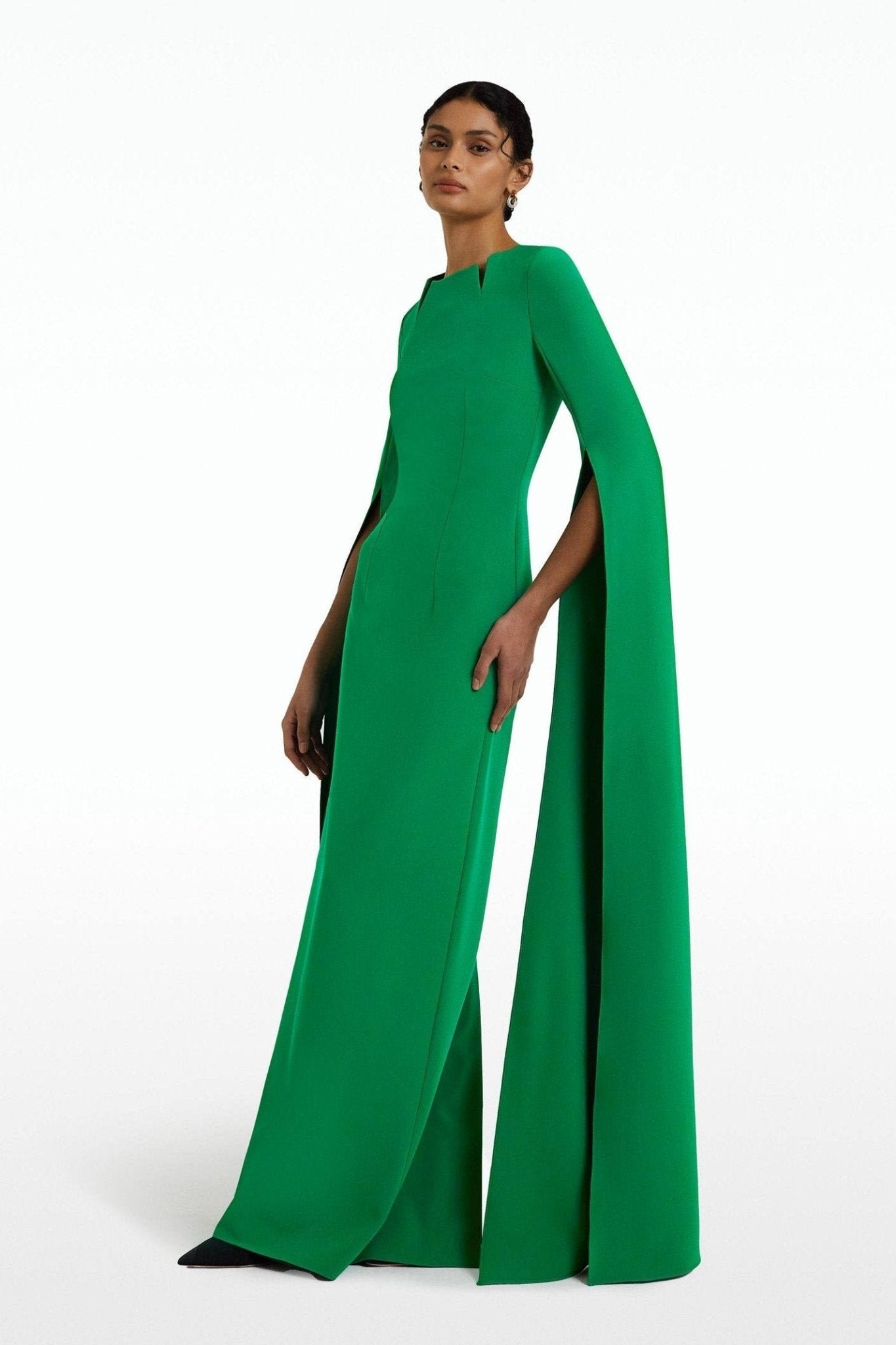 madge-pointed-collar-long-sleeves-maxi-dress-sd00210061660-green-s-sunfere-897597 Madge Pointed Collar Long Sleeves Maxi Dress - Image 1