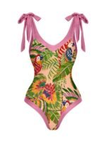 Mamie Tropical Printed Swim Set - Image 2