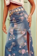 Metal Round Decor Waist Chain Belt - Image 4