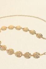 Metal Round Decor Waist Chain Belt - Image 6