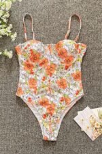 Mois Printed Cut-out Swimsuit - Image 5