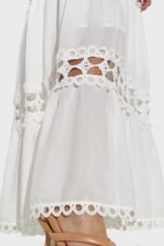 Odelia V-neck Lace Maxi Dress - Image 4