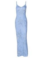 Orchid Printed Maxi Slip Dress - Image 6
